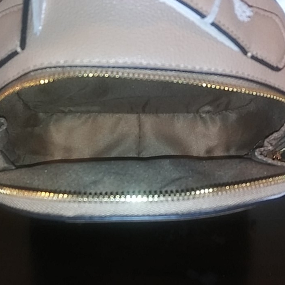 Tan Backpack With Inside & Outside Pockets - Picture 6 of 7